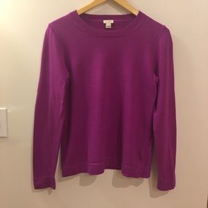 💜 J Crew Fuchsia Wool Sweater